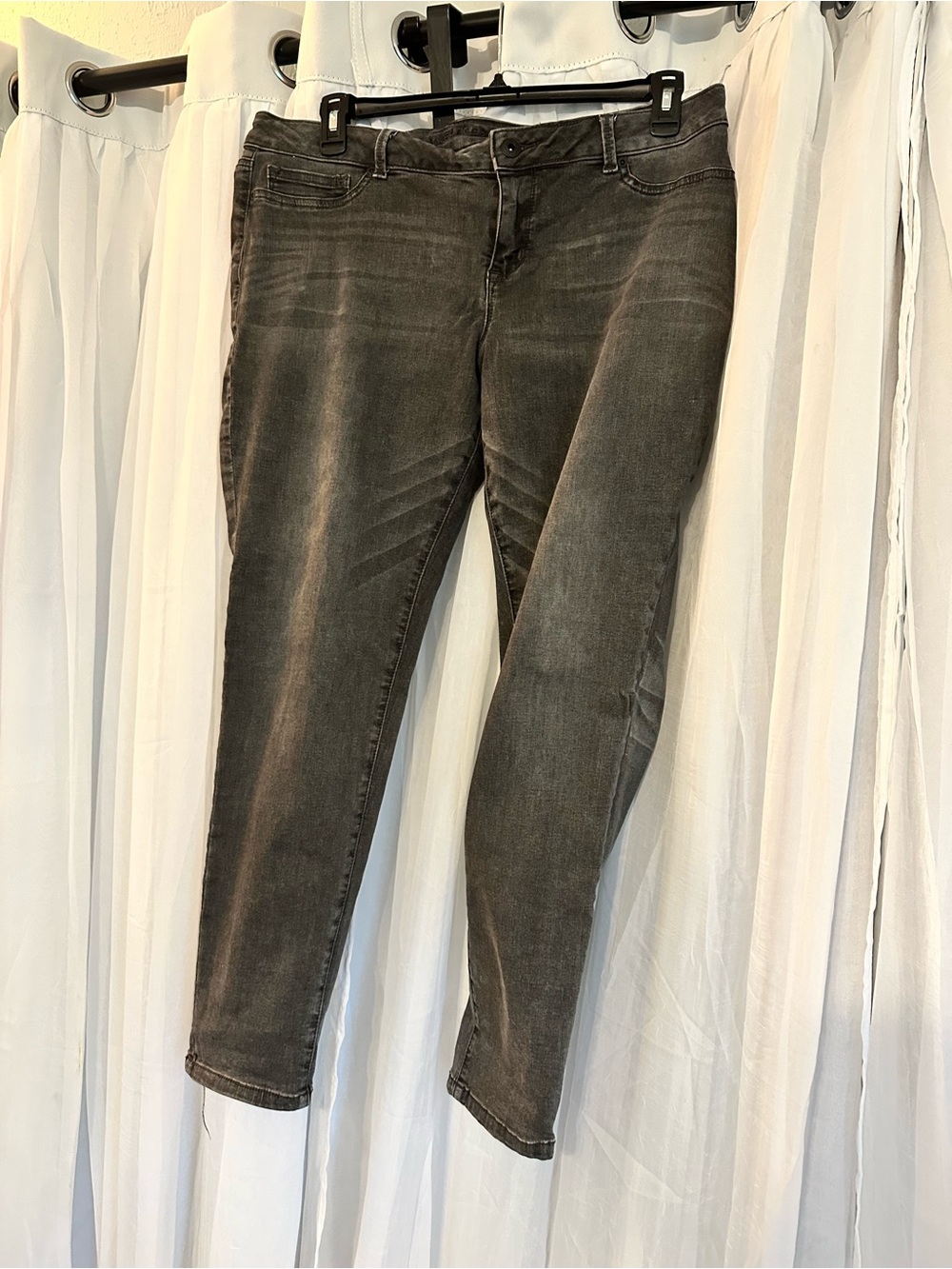 Maurices Charcoal Denim Pants - Picture 2 of 10